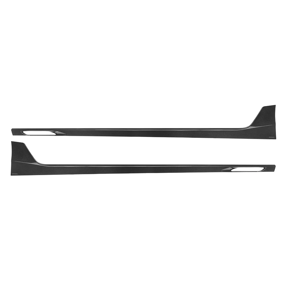 Side skirts with flaps SOOQOO Carbon | fits BMW M5 (G90/G99) S68 | Aulitzky Tuning