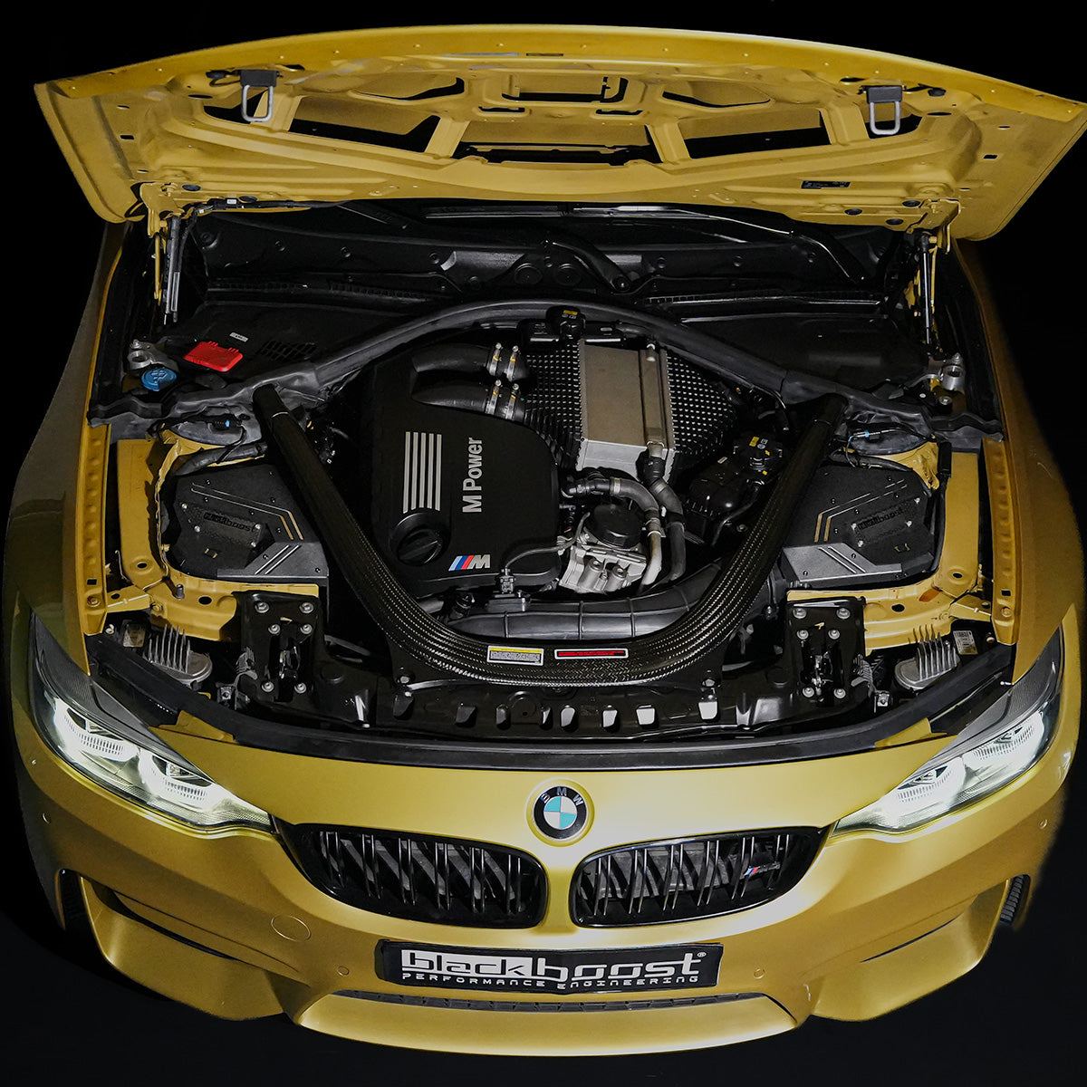 Cold Air Intake System | passend für BMW M4 (F82) S55 3.0L I6 Twin-Turbo | Blackboost
