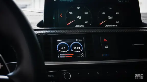 Data display 2.8” MFD28 Gen.2 | fits BMW 1 Series/2 Series/3 Series/4 Series, M2/M3/M4 (F-Series) | CANchecked