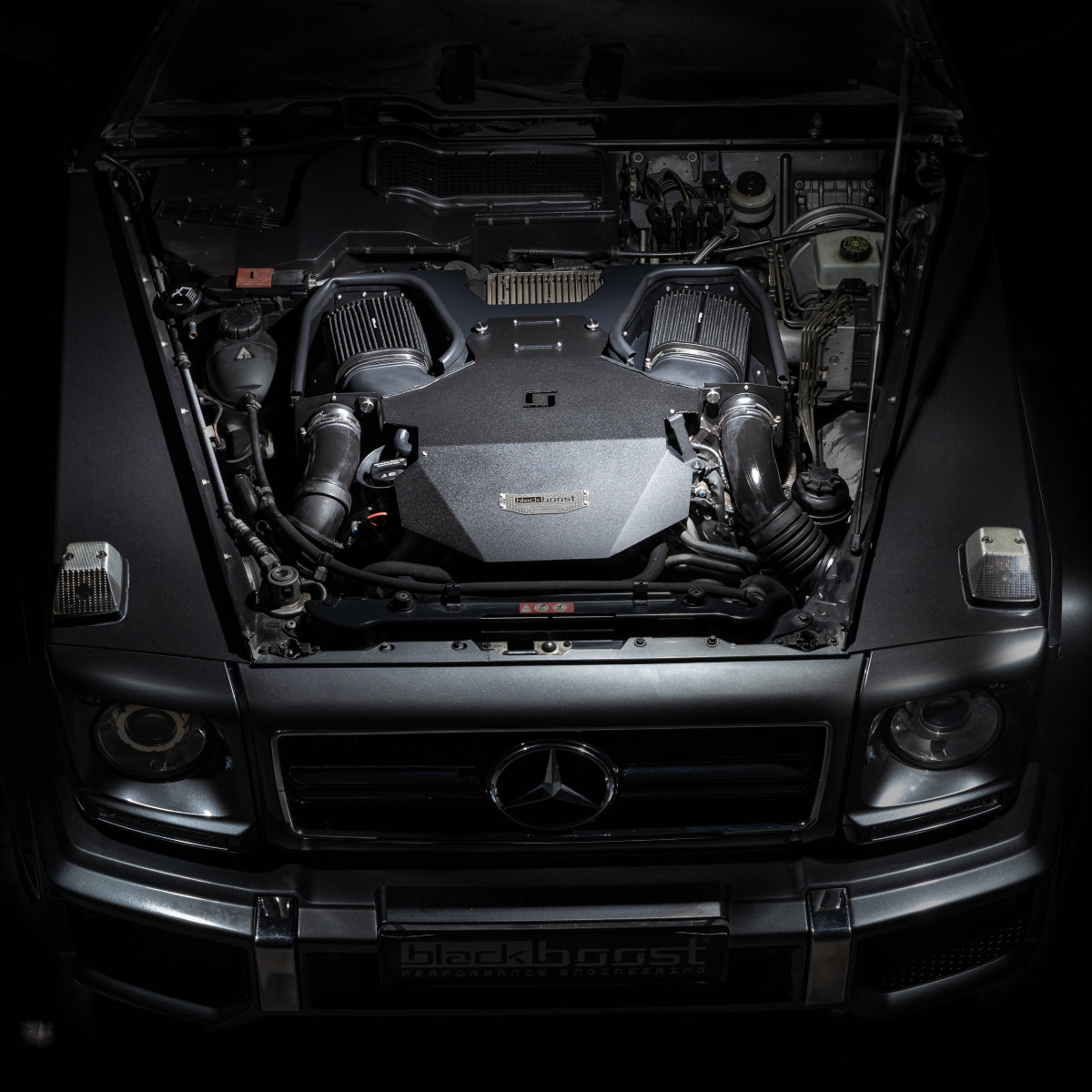 Cold Air Intake System | passend für Mercedes AMG G63 (463) M157 5.5L V8 BiTurbo | Blackboost