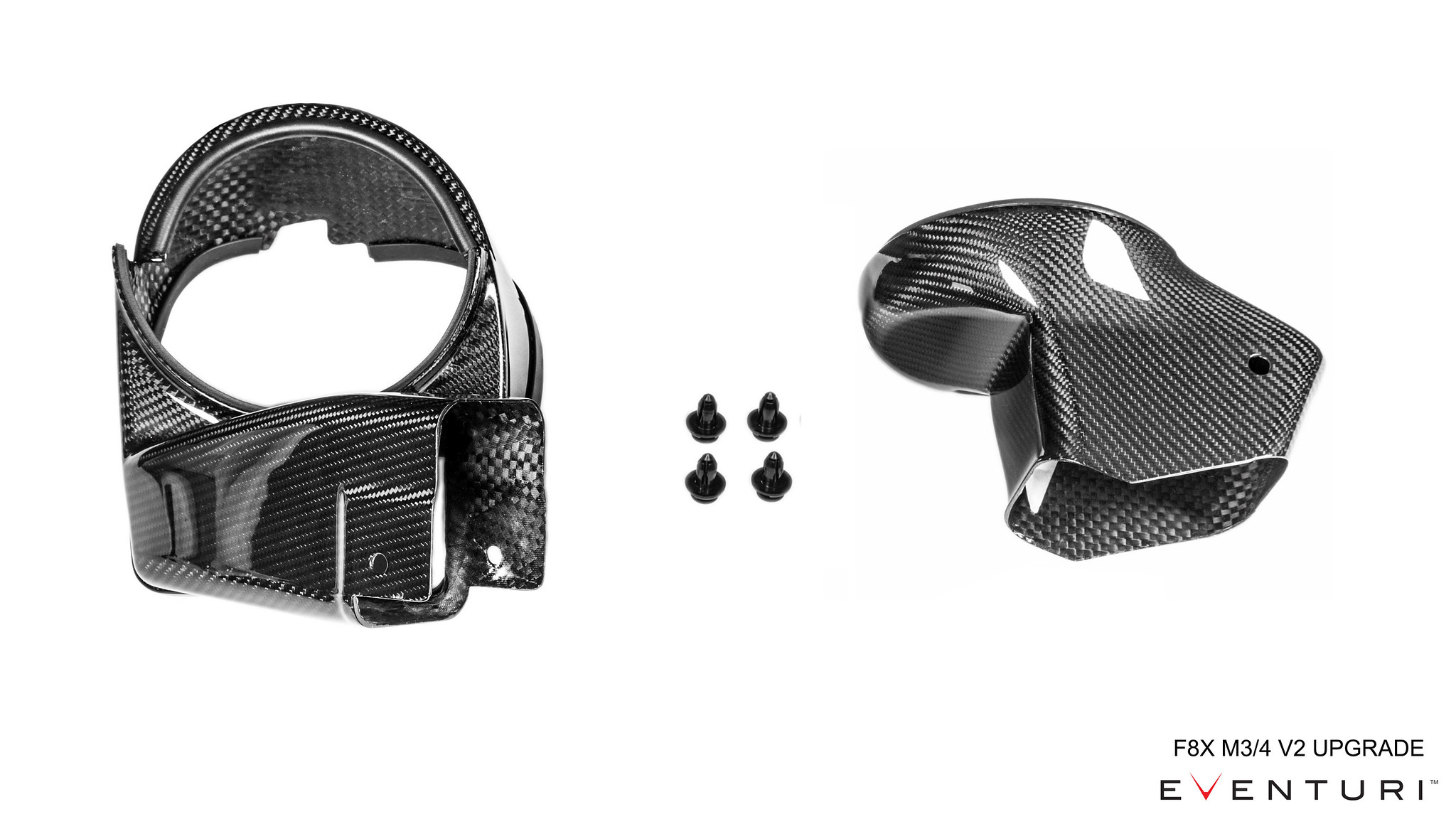 Upgrade kit Carbon to V2 intake system | fits BMW M3/M4 incl. Competition/CS/GTS (F80/F82/F83) S55 | Eventuri