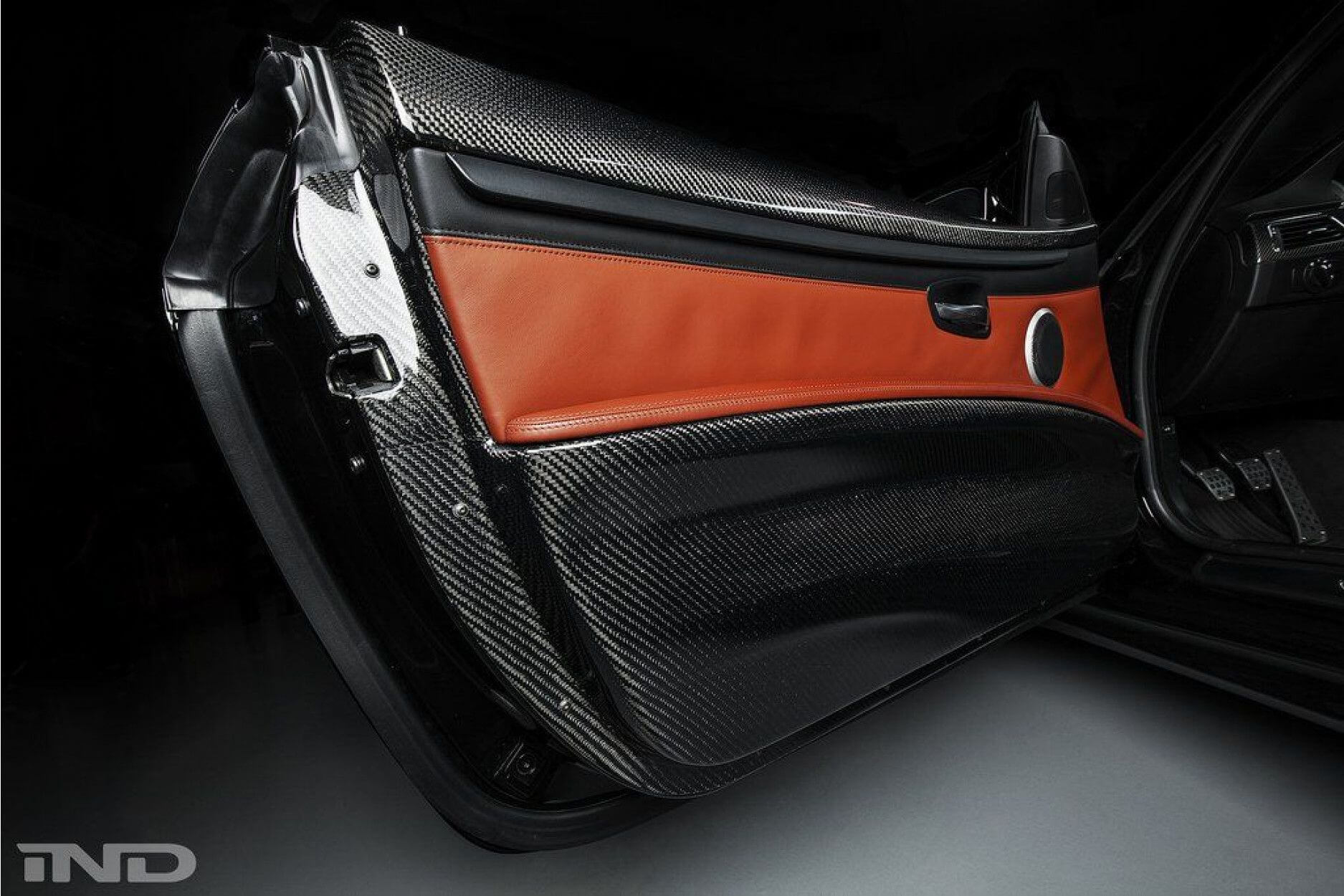 Interior for front door Carbon | fits BMW 3 Series incl. M3/GTS (E92) | RKP