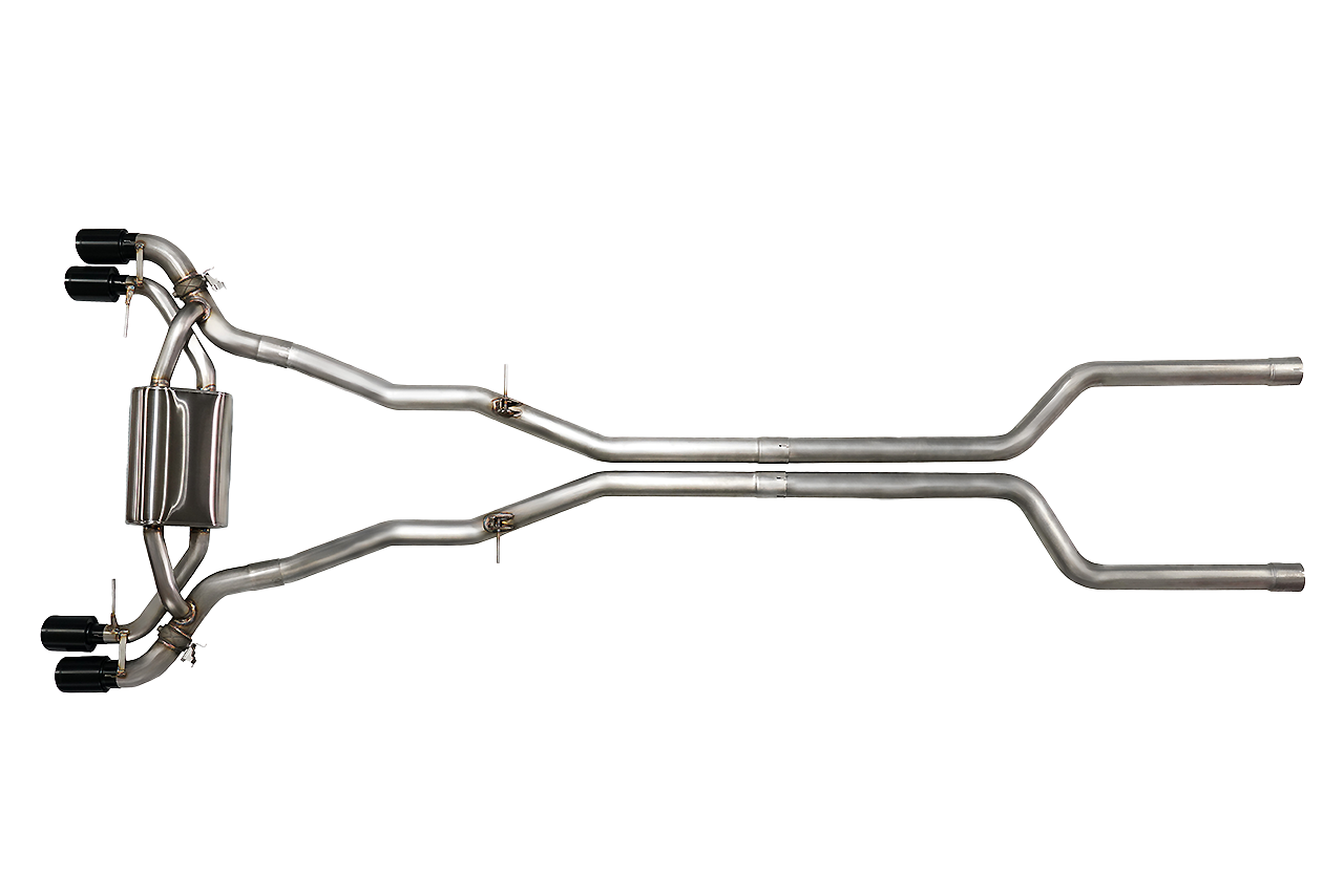 Aulitzky Exhaust | ECE exhaust system ex cat/OPF with flap control | fits BMW M5 incl. Competition/CS (F90) S63