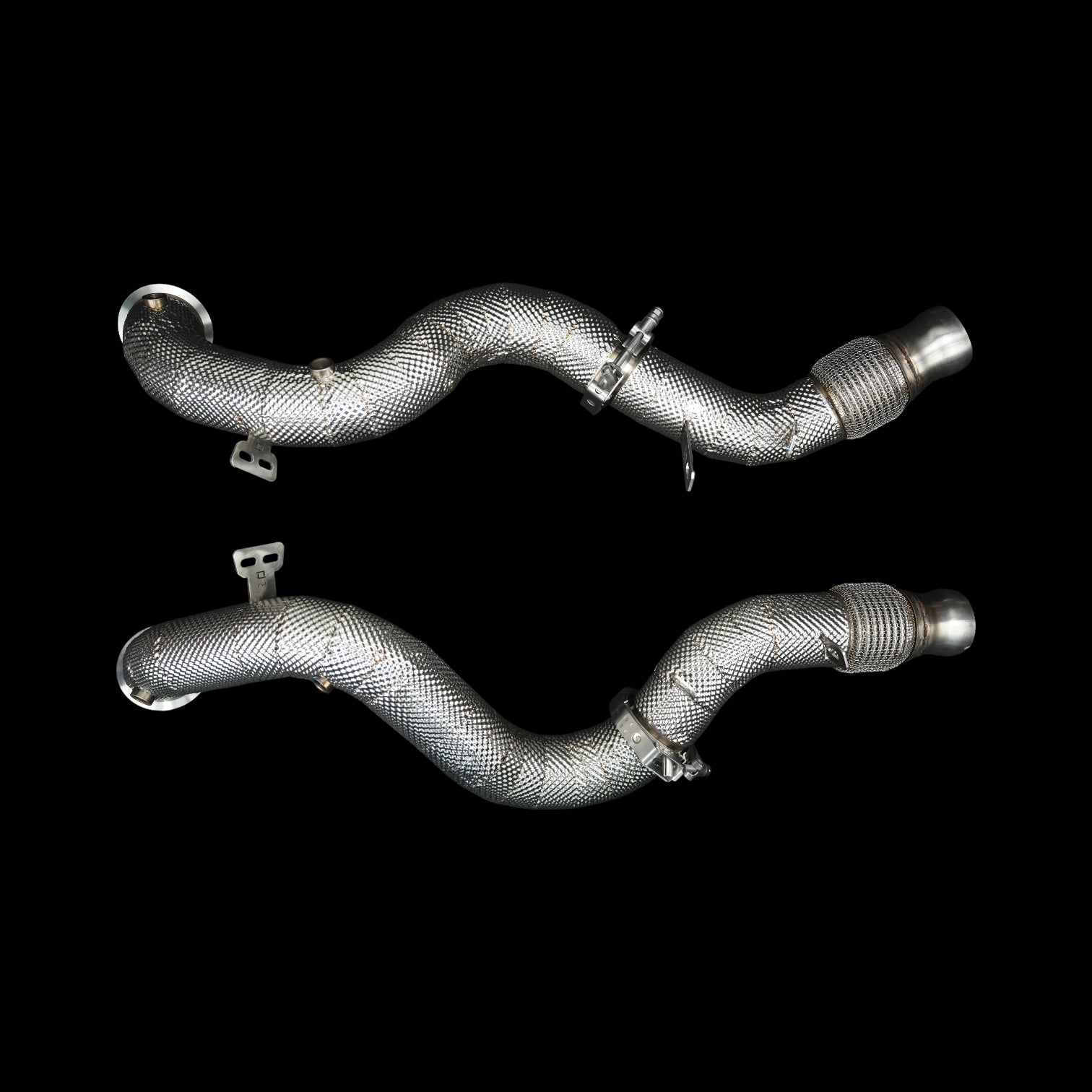 Downpipes Catless | passend für Mercedes AMG GLC63(S) (253) M177 LS1 4.0L V8 BiTurbo | Blackboost