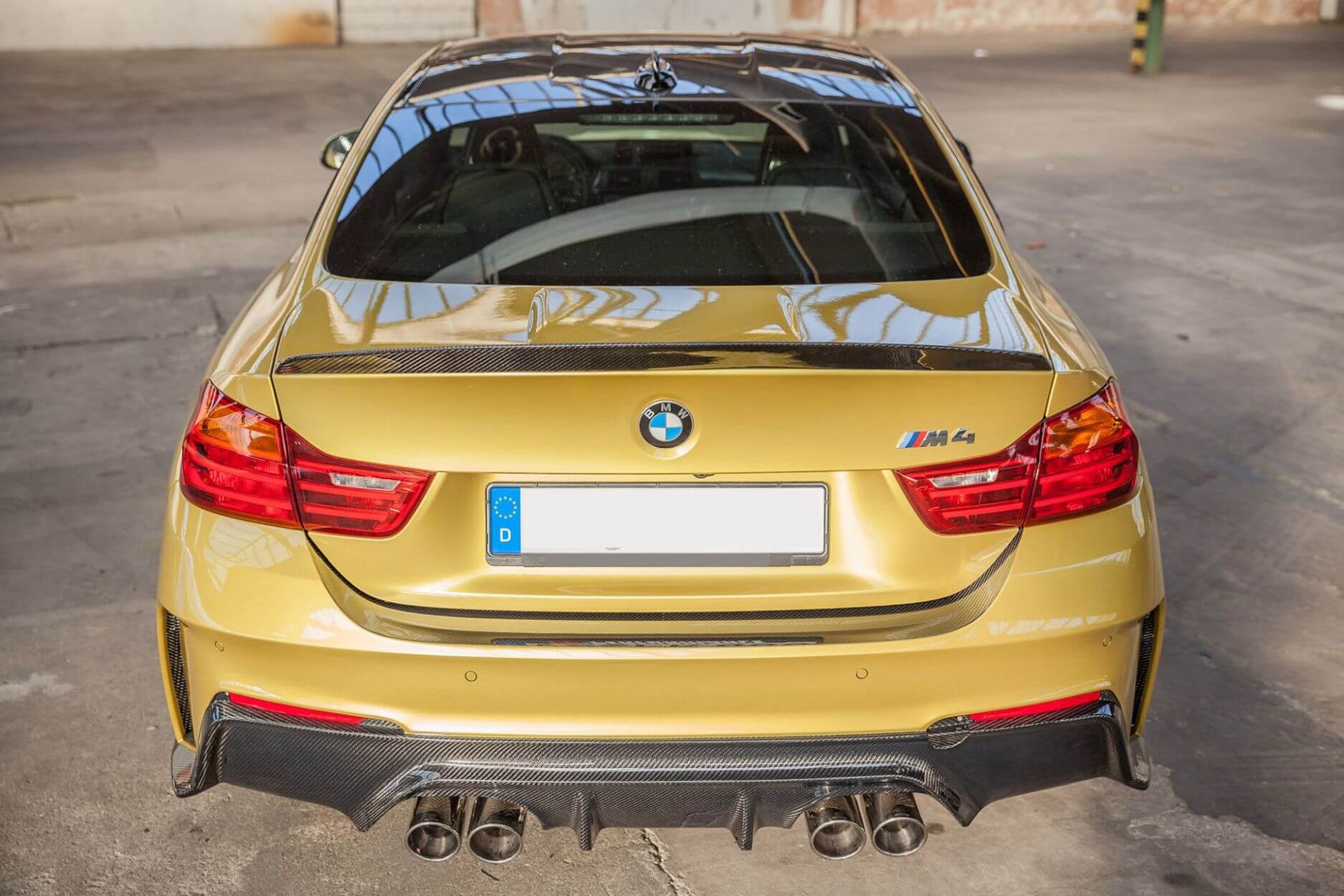 Rear bumper spoiler Carbon | fits BMW M4 incl. Competition/CS/GTS (F82/F83) S55 | 3DDesign