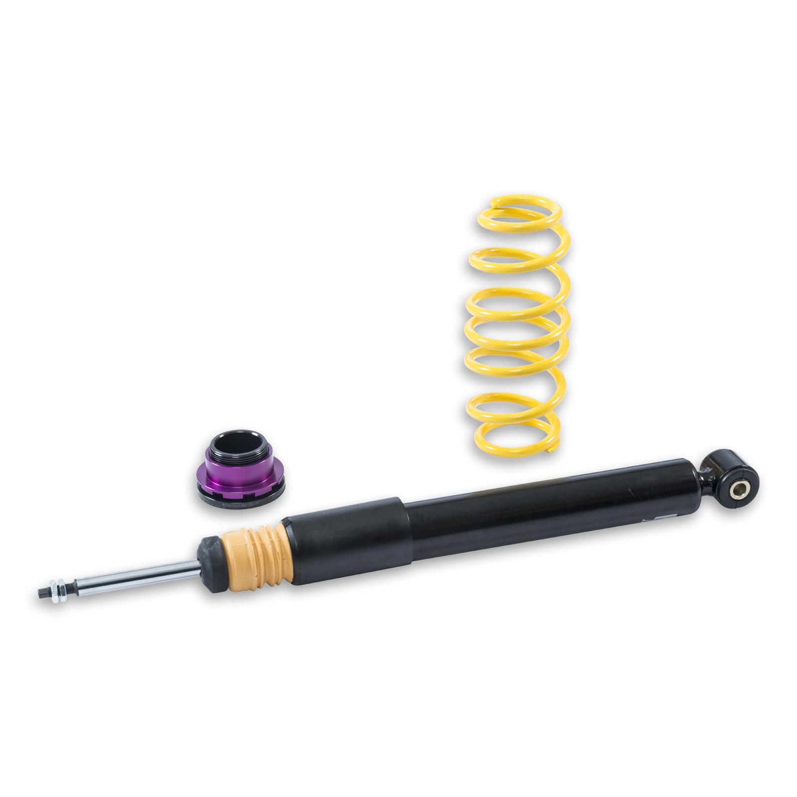 KW V2 coilover suspension inox | fits Audi A1 (GB), VW Polo (AW) GTI | 152800BW | 152800BY