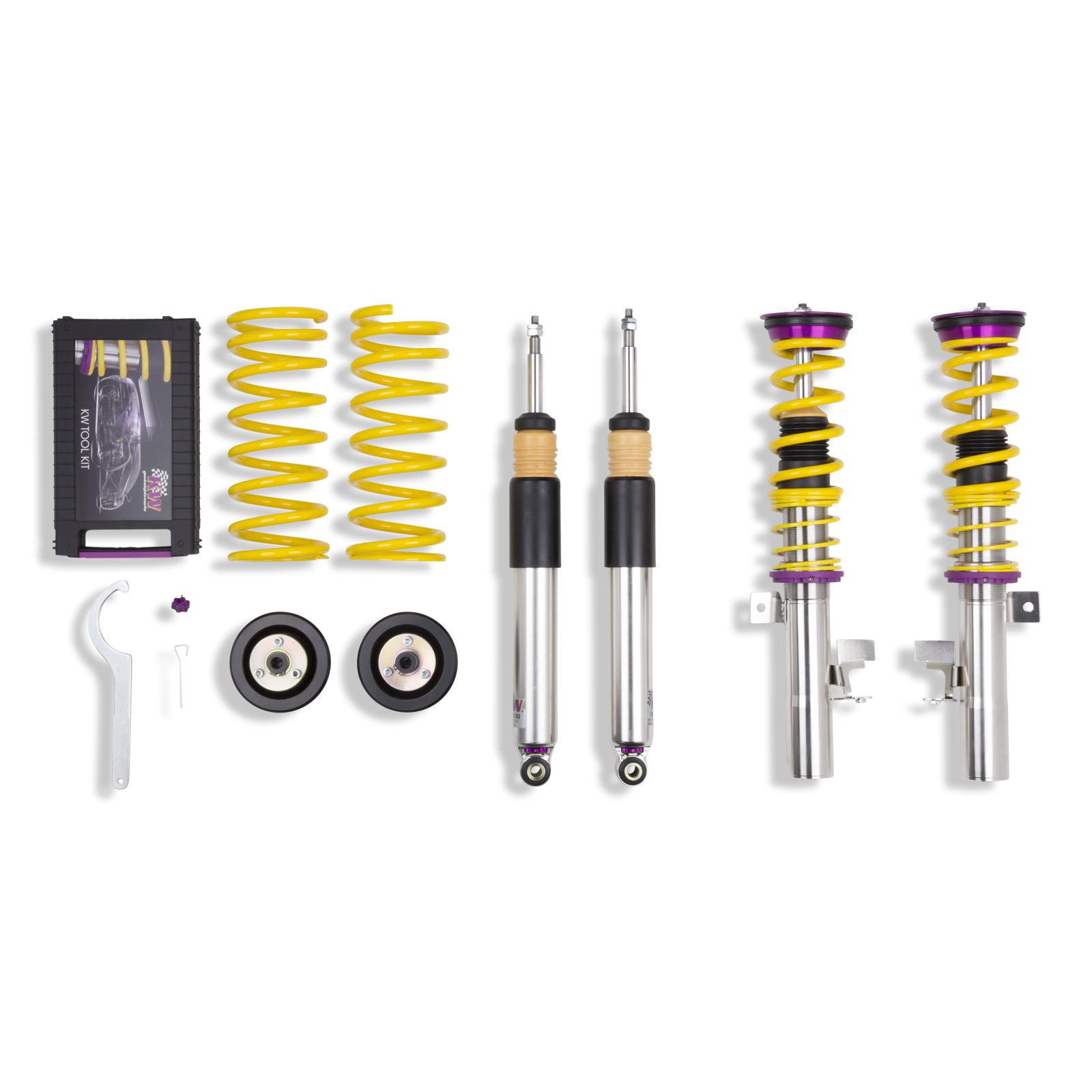 KW V3 coilover suspension inox | fits Ford Focus Mk3 (DYB) 2.0 ST | 35230059