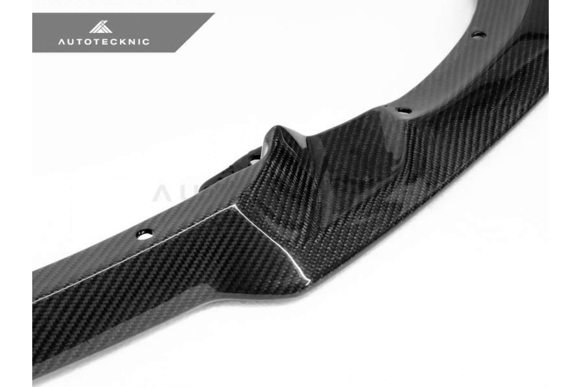 Front lip Competition Carbon | fits BMW M3/M4 incl. Competition/CS/GTS (F80/F82/F83) S55 | AutoTecknic