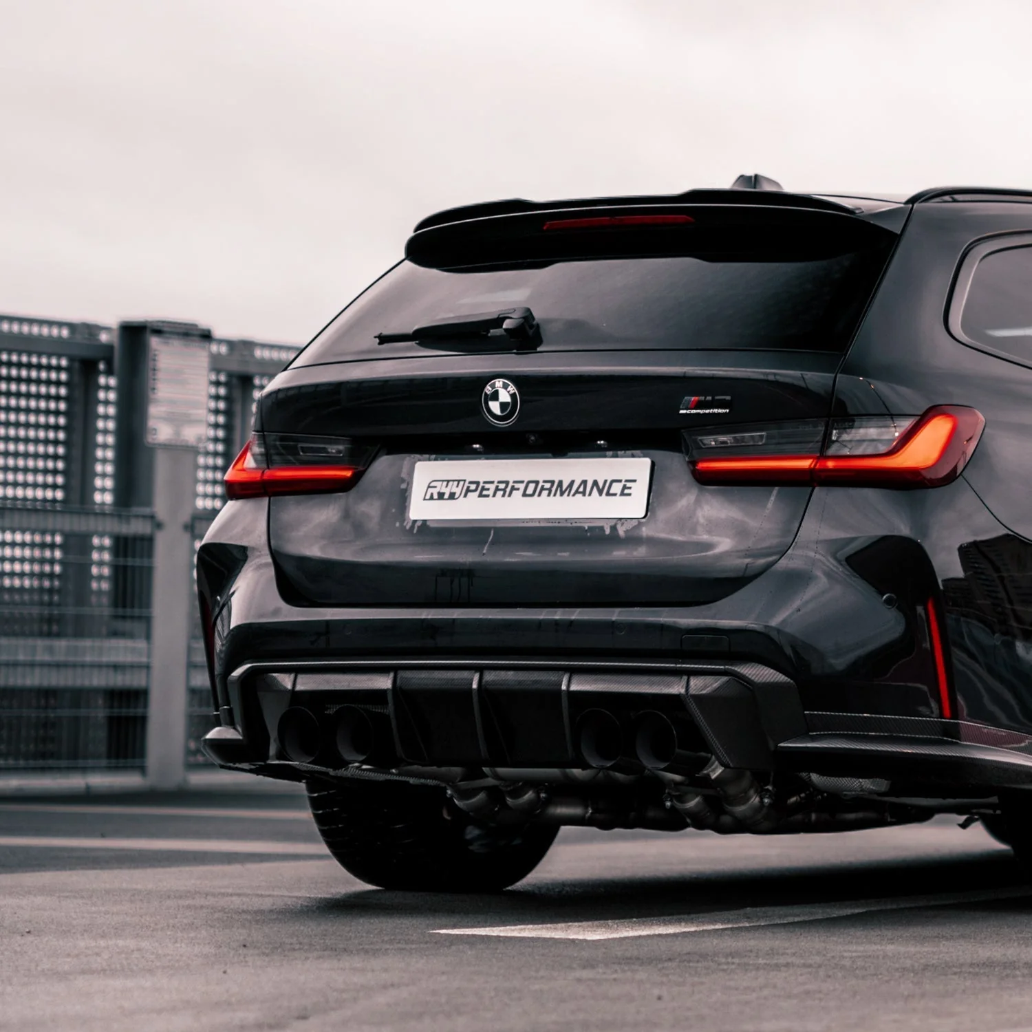 Rear diffuser insert Carbon | fits BMW M3/M4 incl. Competition (G80/G81/G82/G83) | Aulitzky Tuning