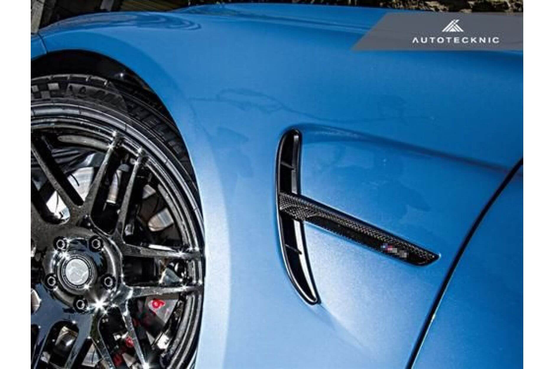 Fender cover Carbon | fits BMW M3/M4 incl. Competition/CS/GTS (F80/F82/F83) S55 | AutoTecknic