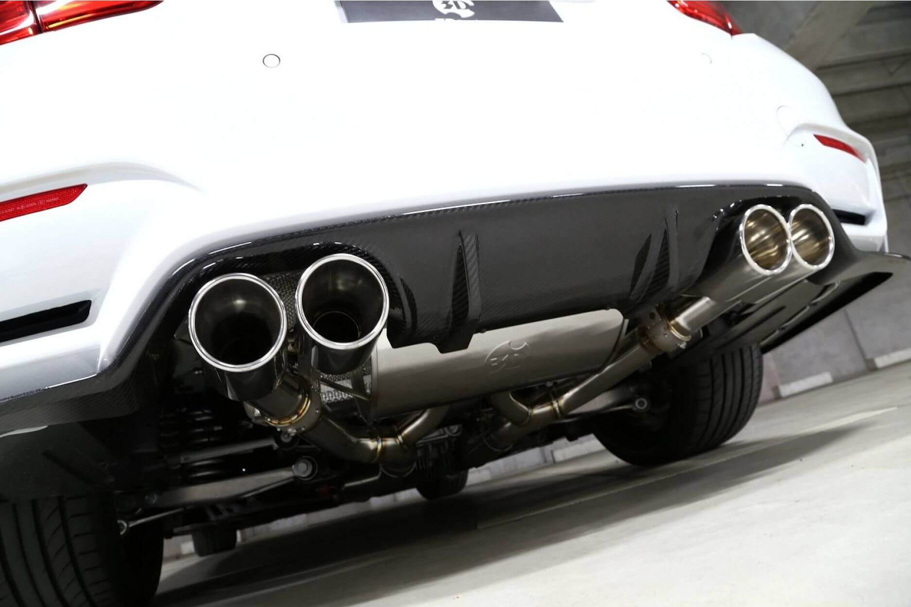 Diffusor Type 1 Carbon | fits BMW M3/M4 incl. Competition/CS/GTS (F80/F82/F83) | 3DDesign