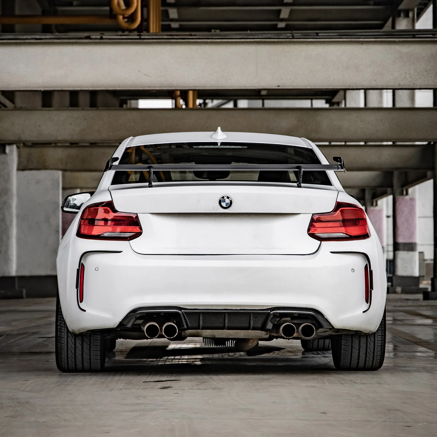 Rear spoiler Carbon | fits BMW M2 incl. Competition/CS (F87) N55/S55 | Aulitzky Tuning