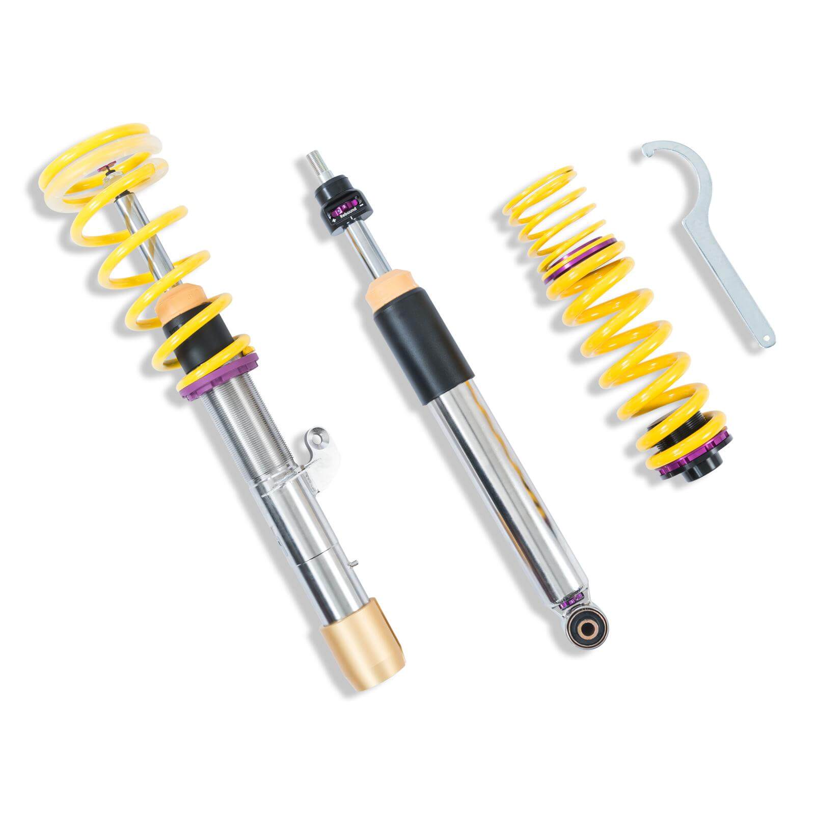 KW V3 coilover suspension inox | fits BMW M240i/M340i/M340d/330d xDrive (G20/G42) | 352200DK | 352200DM