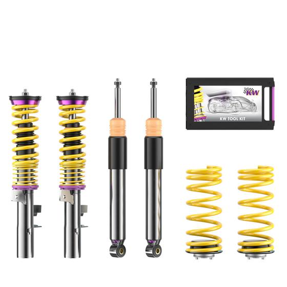 KW V3 coilover suspension inox | fits Ford Focus Mk3 (DYB) 2.3 RS AWD | 35230067
