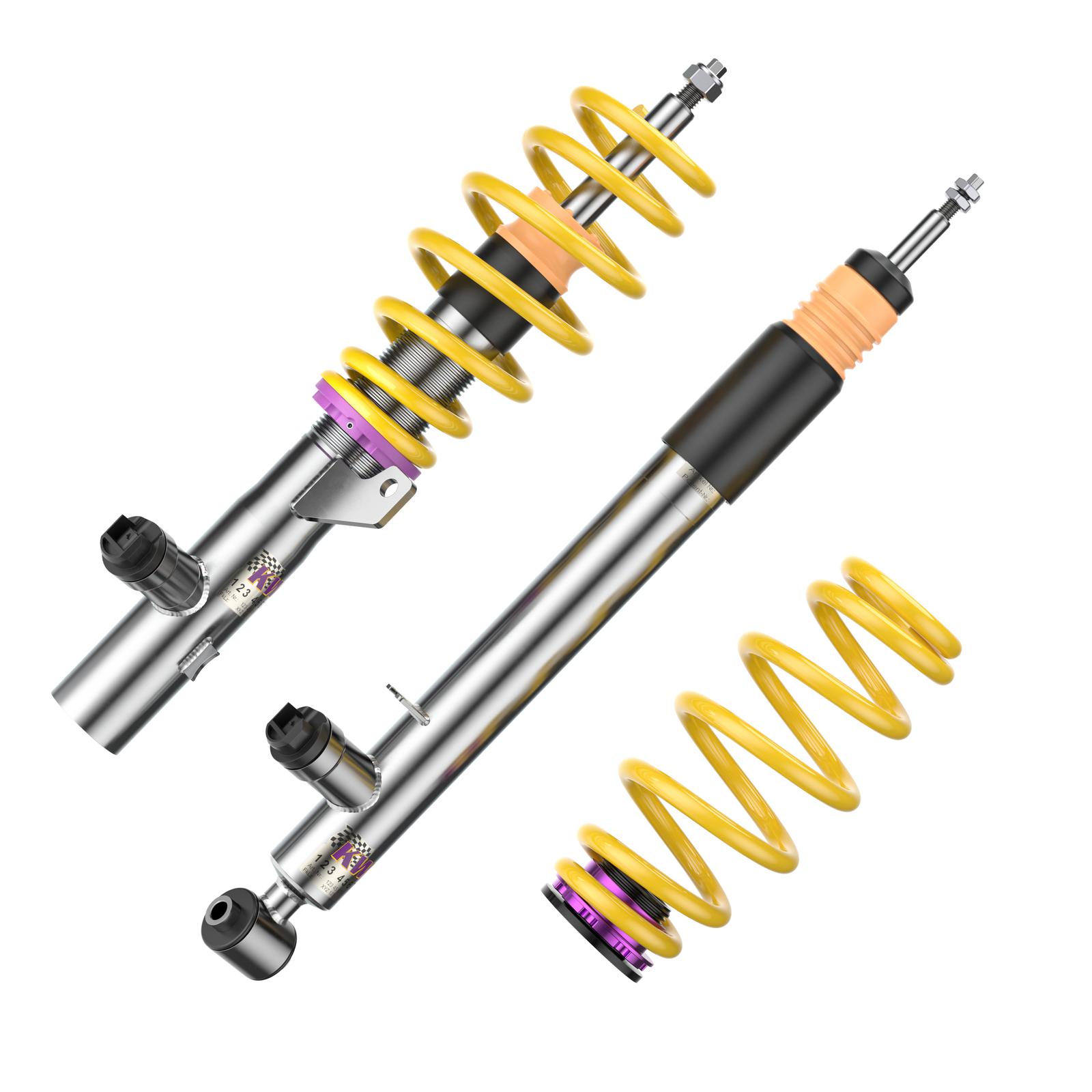 KW DDC P&P coilover suspension inox | fits VW Golf 7 incl. GTI/CS/TCR/GTD | 39080029
