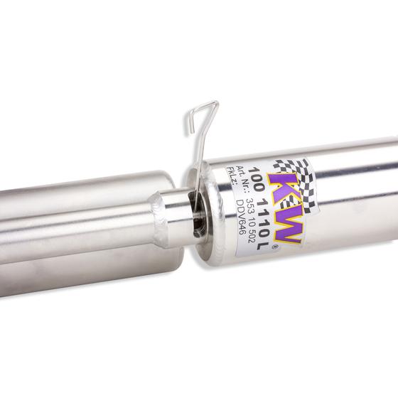 KW V3 coilover suspension inox | fits Audi RS6 quattro C6/4F | 3521000L | 3521000S