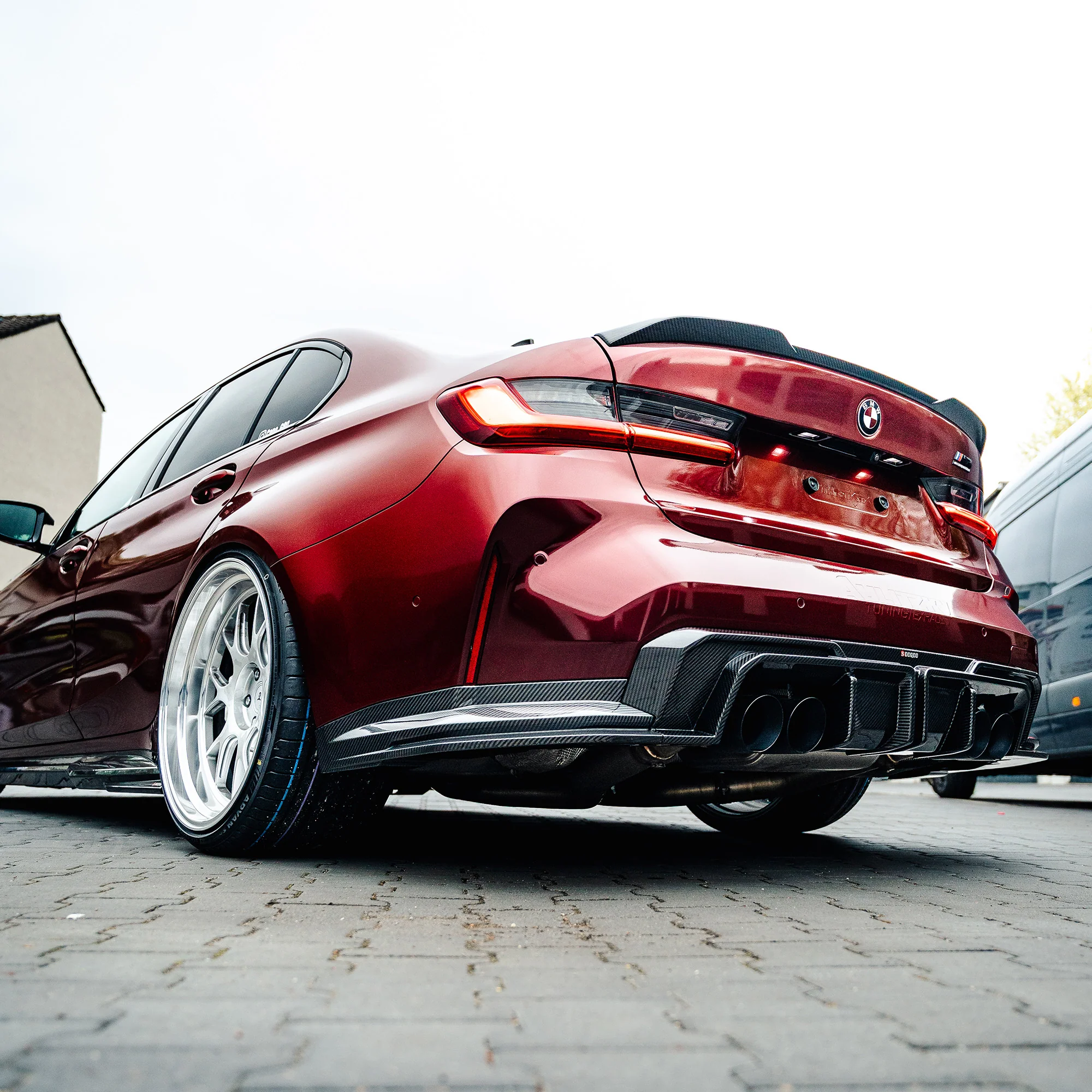 Side diffusers SOOQOO Carbon | fits BMW M3 incl. Competition (G80/G81) | Aulitzky Tuning