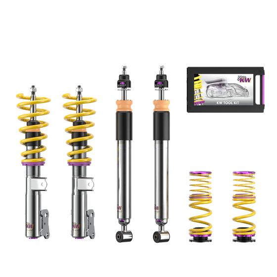 KW V3 coilover suspension inox | fits Mercedes-Benz A45/ CLA45 AMG (W176/C117) | 35225067 | 35225095