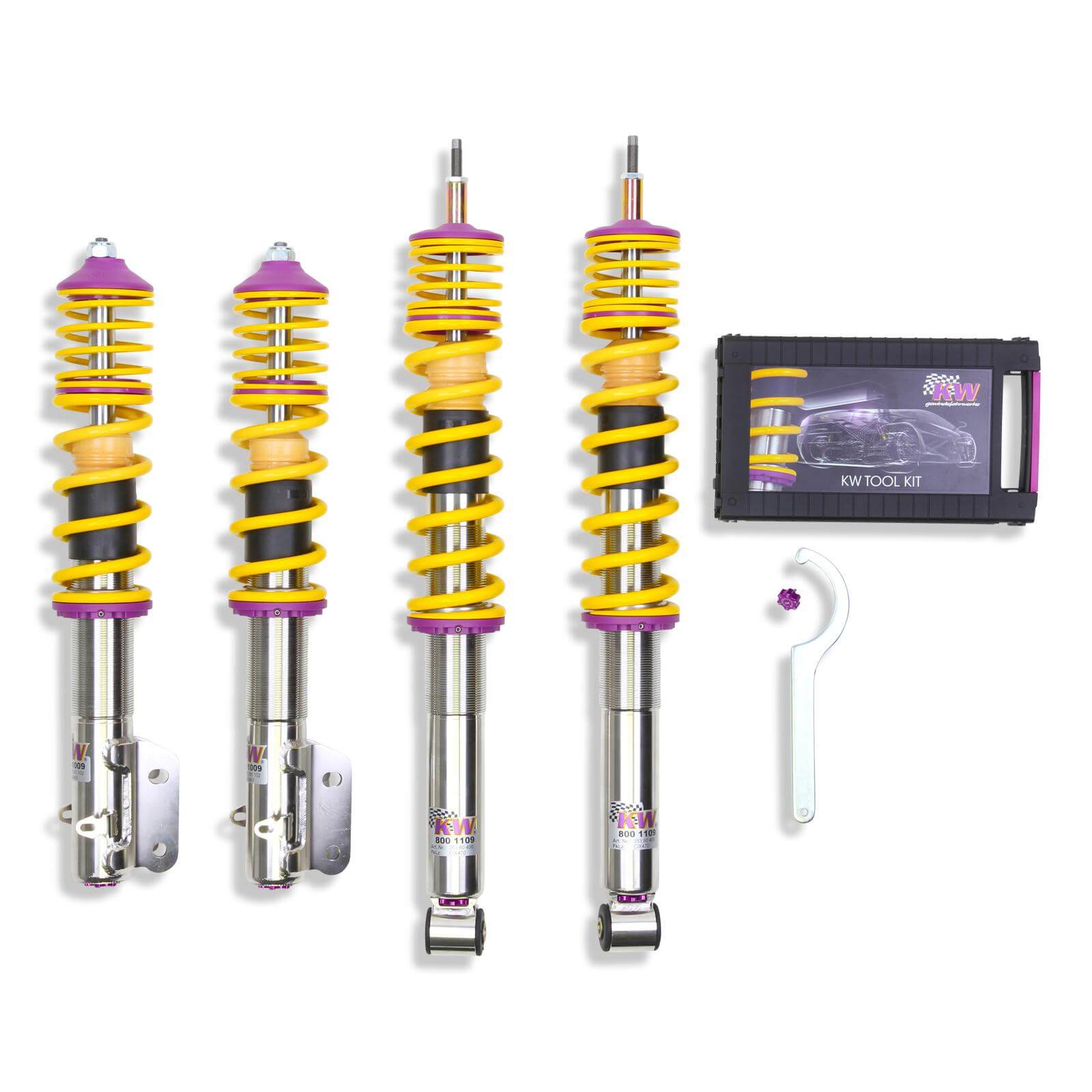 KW V3 coilover suspension inox | fits Mercedes-Benz C63/ C63S AMG T-Model (S205) | 35225084