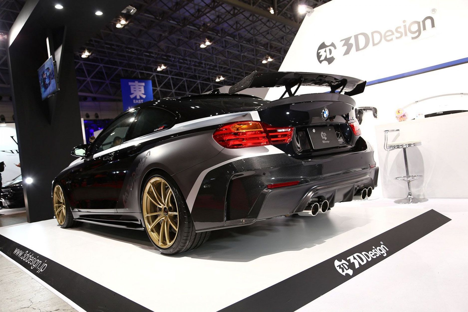 Rear bumper spoiler Carbon | fits BMW M4 incl. Competition/CS/GTS (F82/F83) S55 | 3DDesign