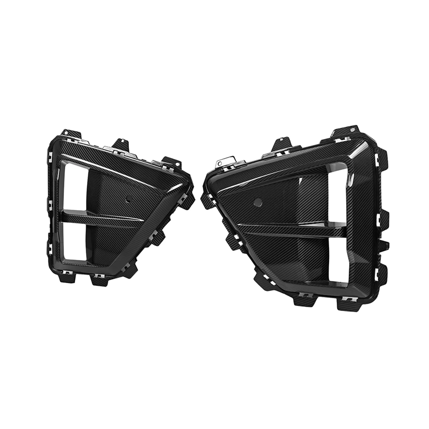 Air intakes SOOQOO Carbon | fits BMW X5M/X6M Competition LCI (F95/F96) S68 | Aulitzky Tuning