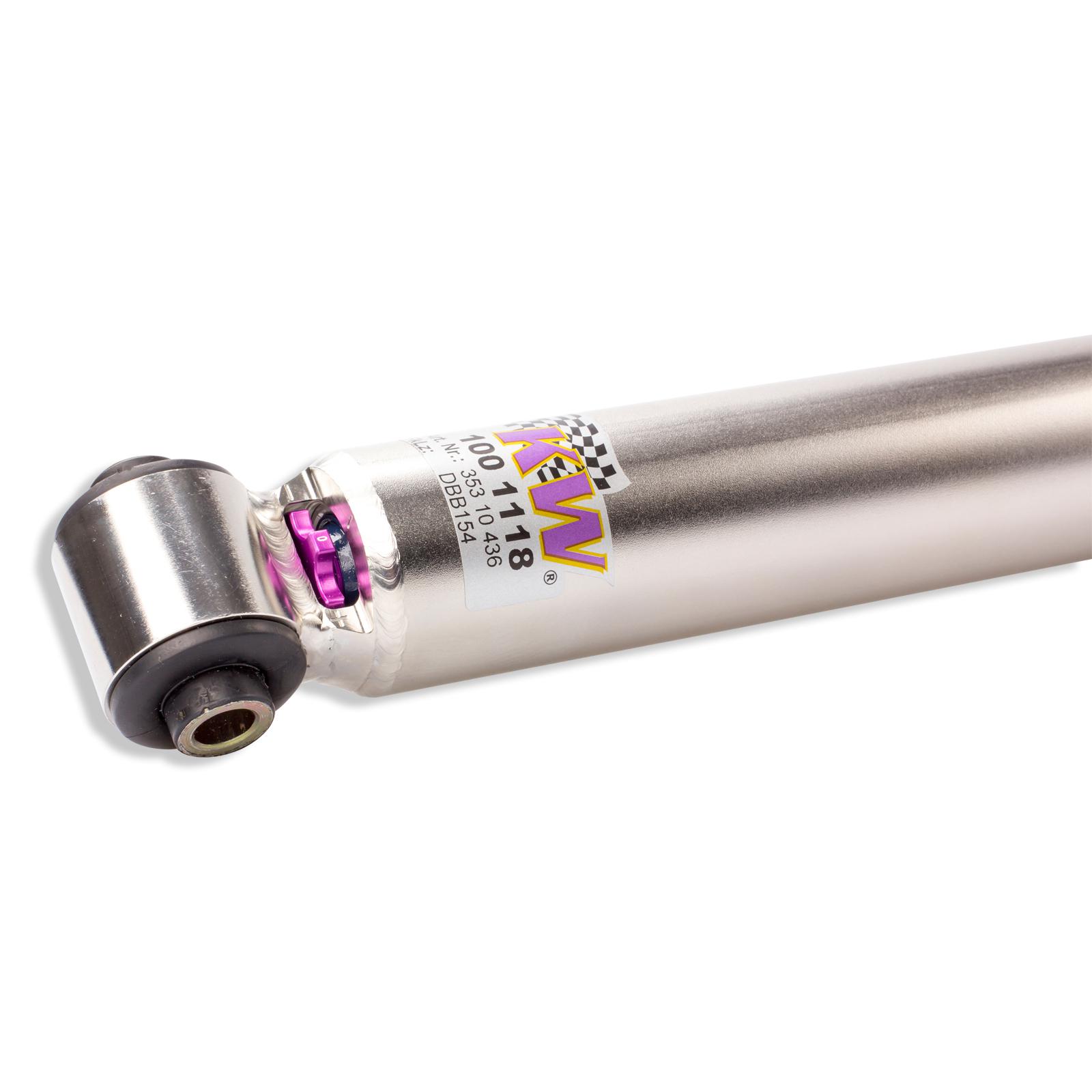 KW | V3 coilover suspension inox | Leon (5F) incl. Cupra | Golf 7 incl. GTI/CS/TCR/GTD | without electric damper control | 3528000N