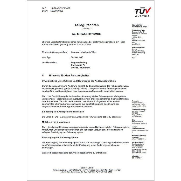 Competition Intercooler Kit EVO 1 | fits BMW M2 (F87) 370hp N55 / 1 Series/2 Series/3 Series/4 Series (F-Series) | Wagner Tuning