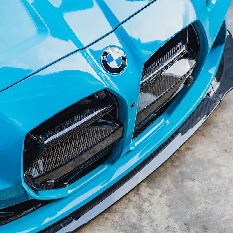 Front spoiler V-Style Carbon | fits BMW M3/M4 incl. Competition (G80/G81/G82/G83) | Aulitzky Tuning