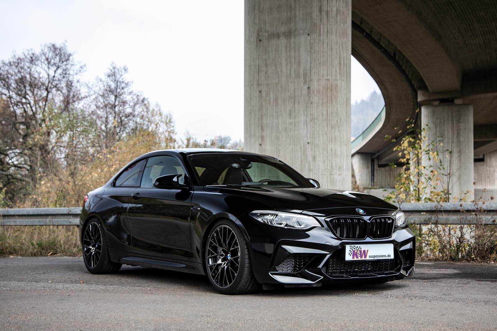 KW V3 coilover suspension inox | fits BMW M2 (F87) Coupé incl. Competition | 352200BH