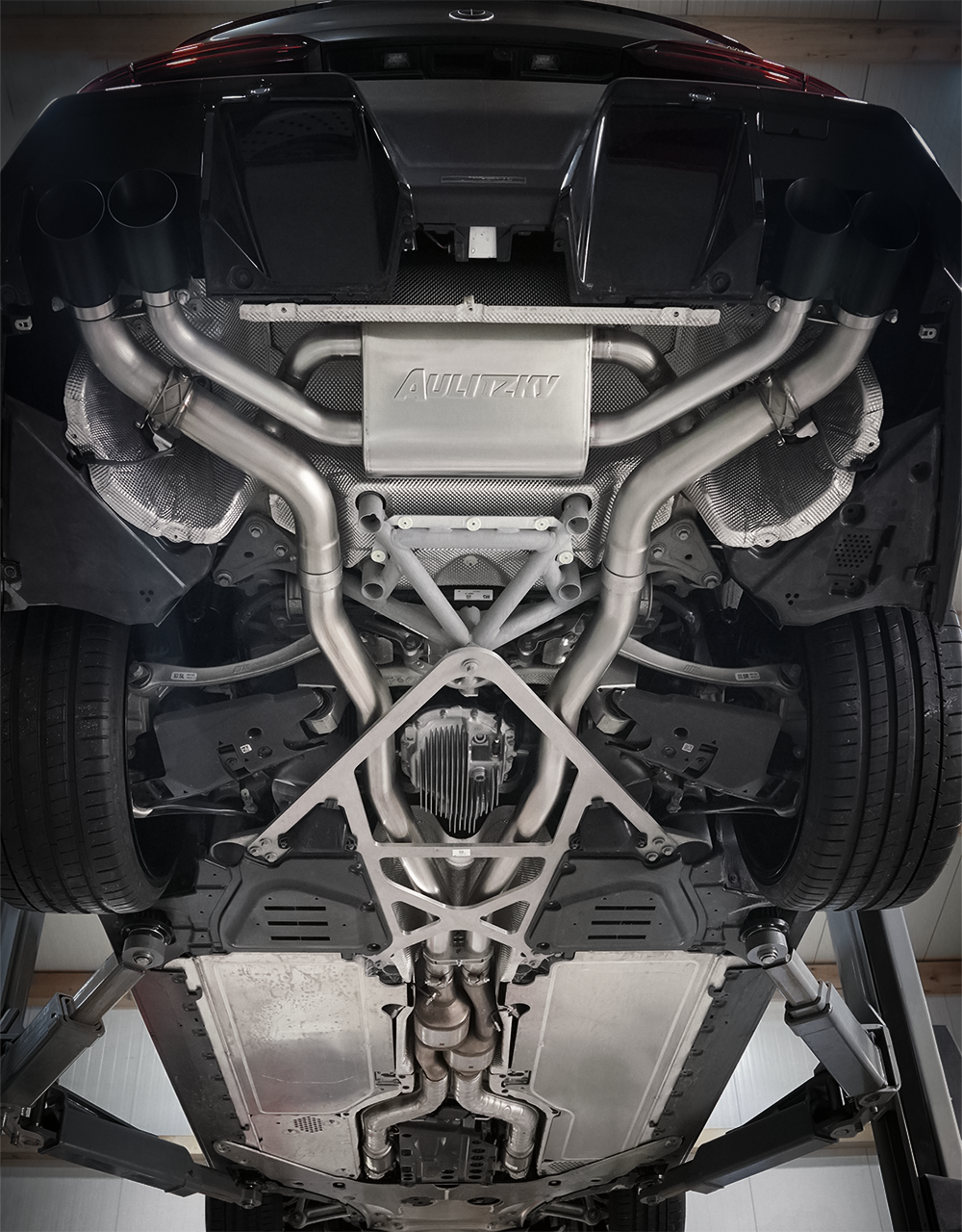 Aulitzky Exhaust | ECE exhaust system from catalyst/OPF with flap control | fits BMW M5 (G90/G99) 727hp S68