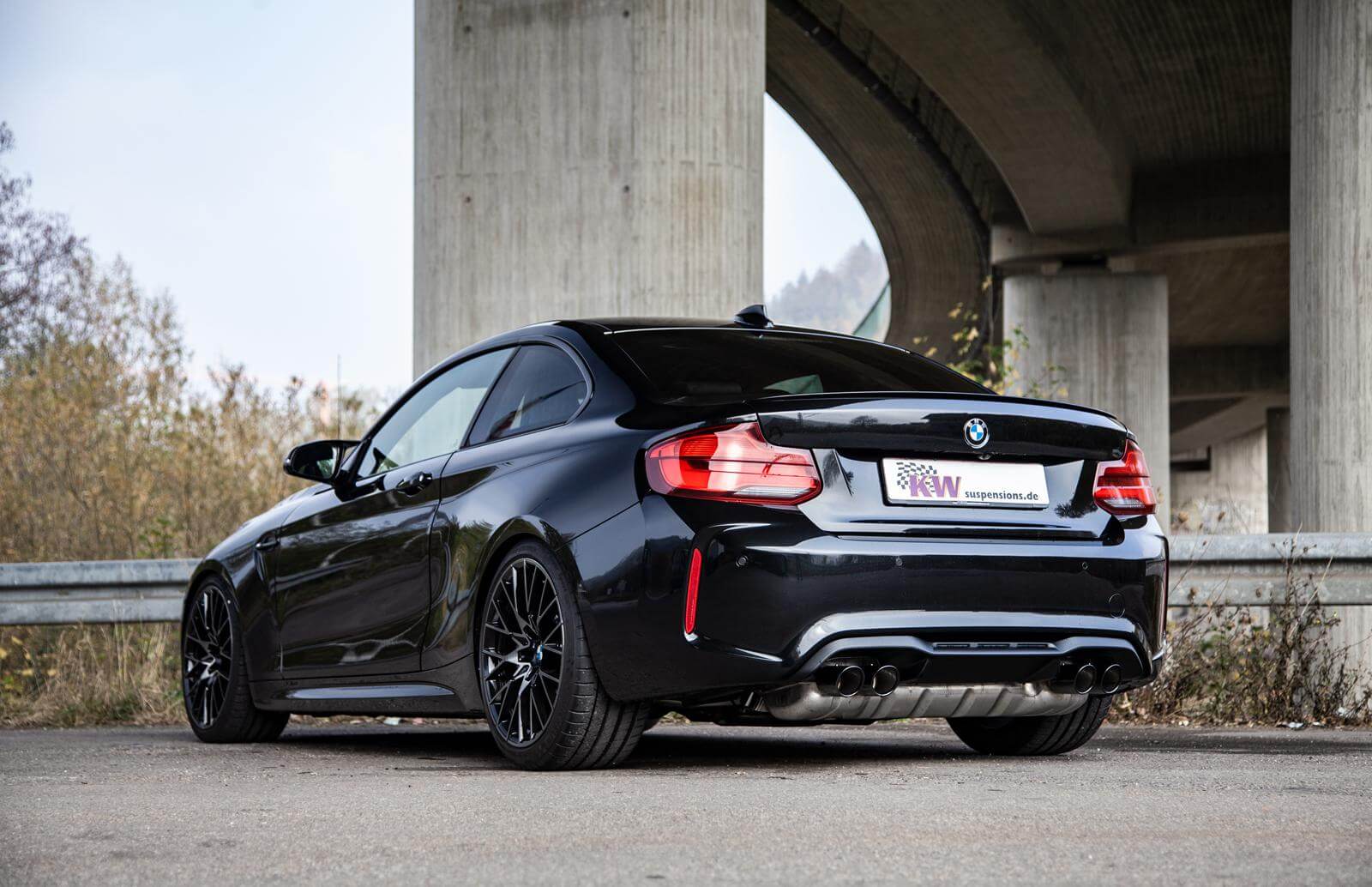 KW V3 coilover suspension inox | fits BMW M2 (F87) Coupé incl. Competition | 352200BH