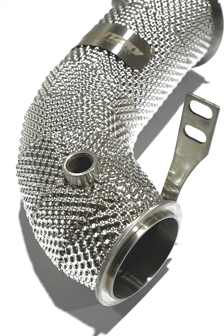 Aulitzky Exhaust | Downpipe 3" (76mm) | fits BMW M5/M8 (F90/F91/F92/F93) S63 | Motorsport articles