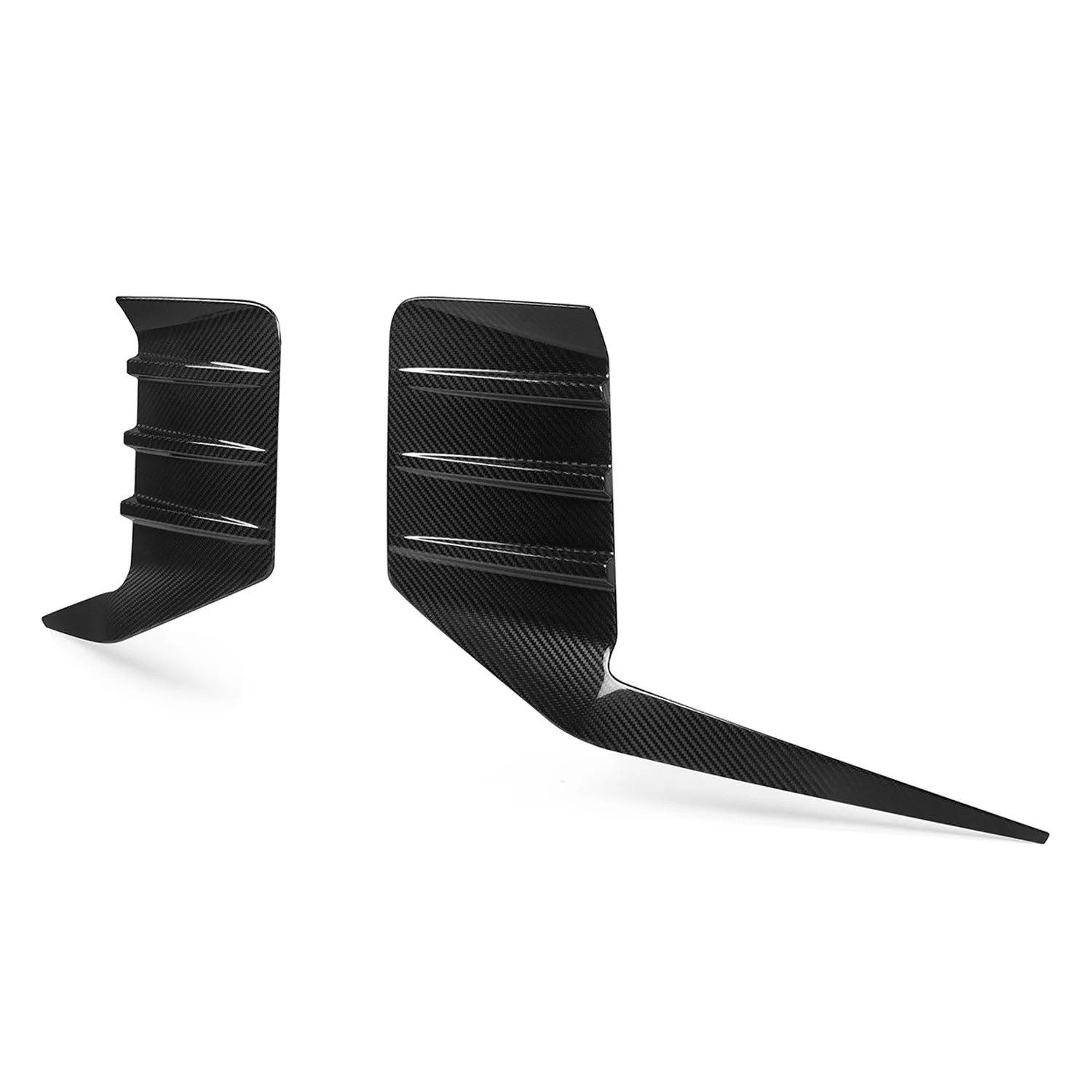 Rear bumper inserts Carbon | fits BMW M2 (G87) S58 | Aulitzky Tuning