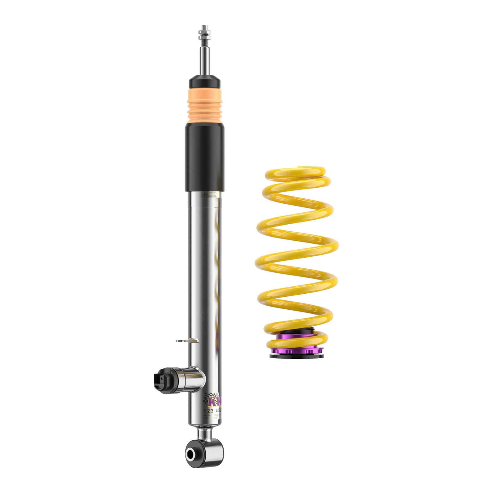 KW DDC P&P coilover suspension inox | fits VW Golf 7 incl. GTI/CS/TCR/GTD | 39080029