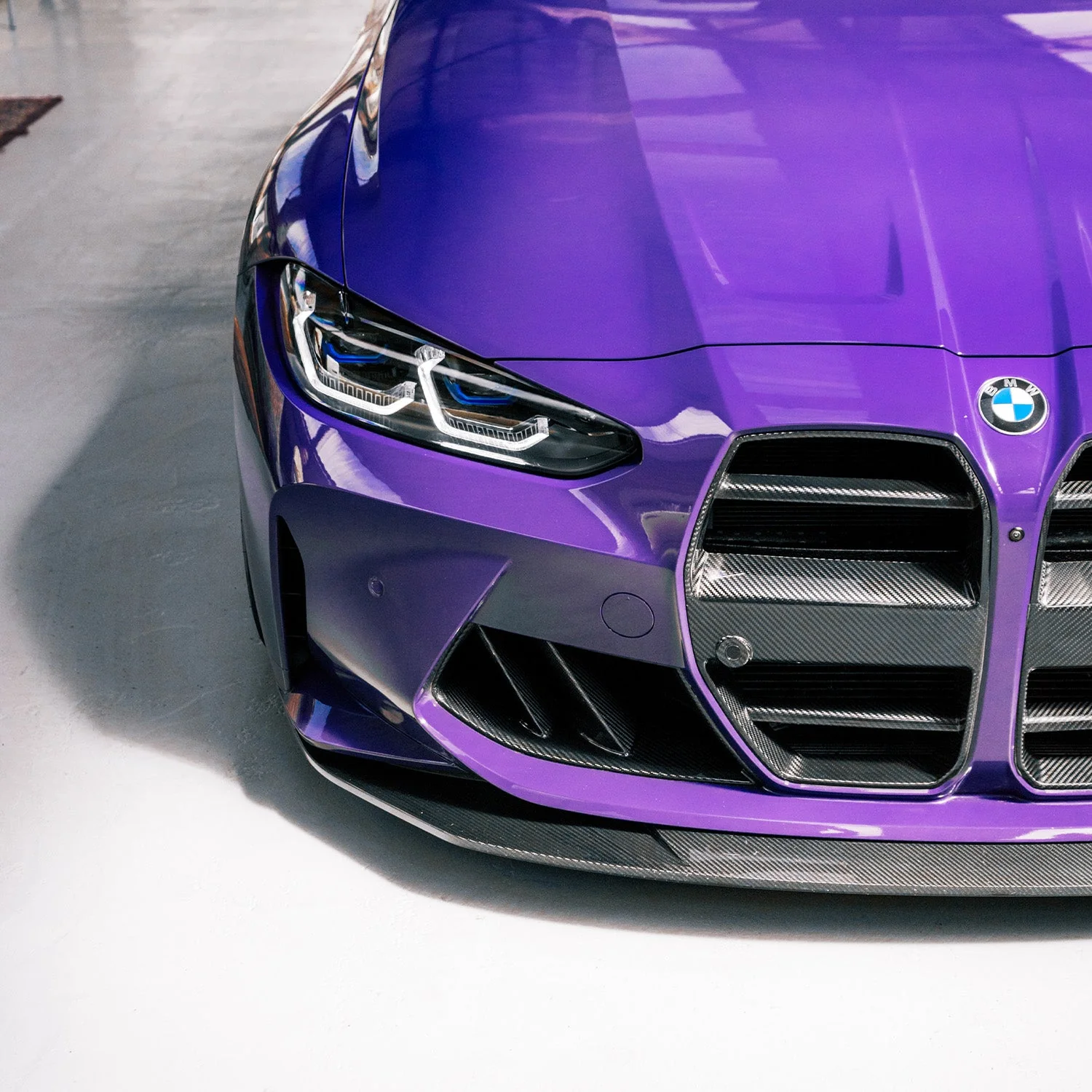 Front spoiler SP1 Carbon | fits BMW M3/M4 incl. Competition (G80/G81/G82/G83) | Aulitzky Tuning