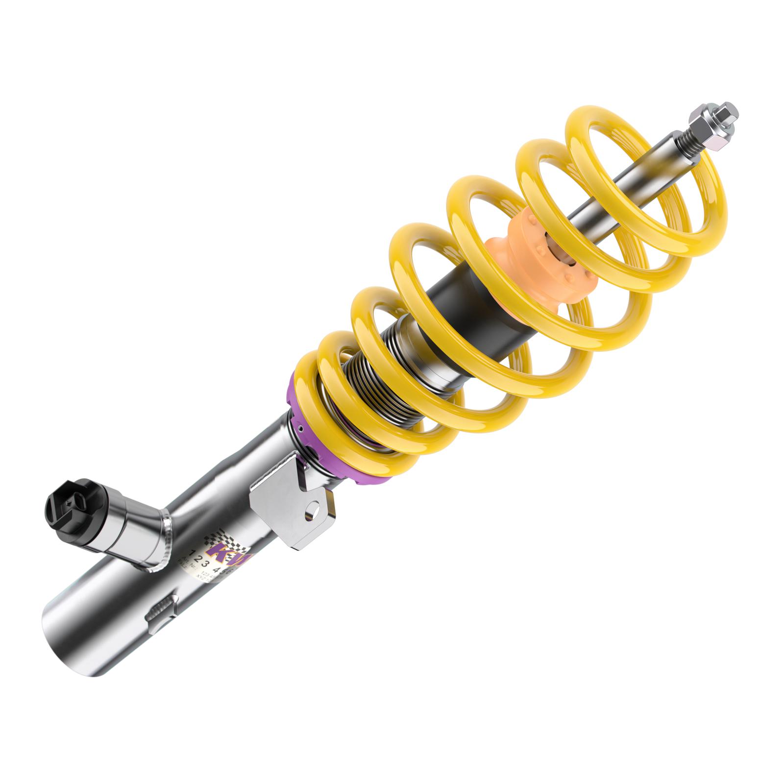 KW DDC P&P coilover suspension inox | fits VW Golf 7 incl. GTI/CS/TCR/GTD | 39080029