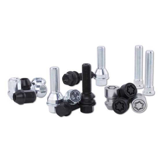 Wheel bolt 10x M14 x 1.25 x 40mm KE60° black | ST Suspensions