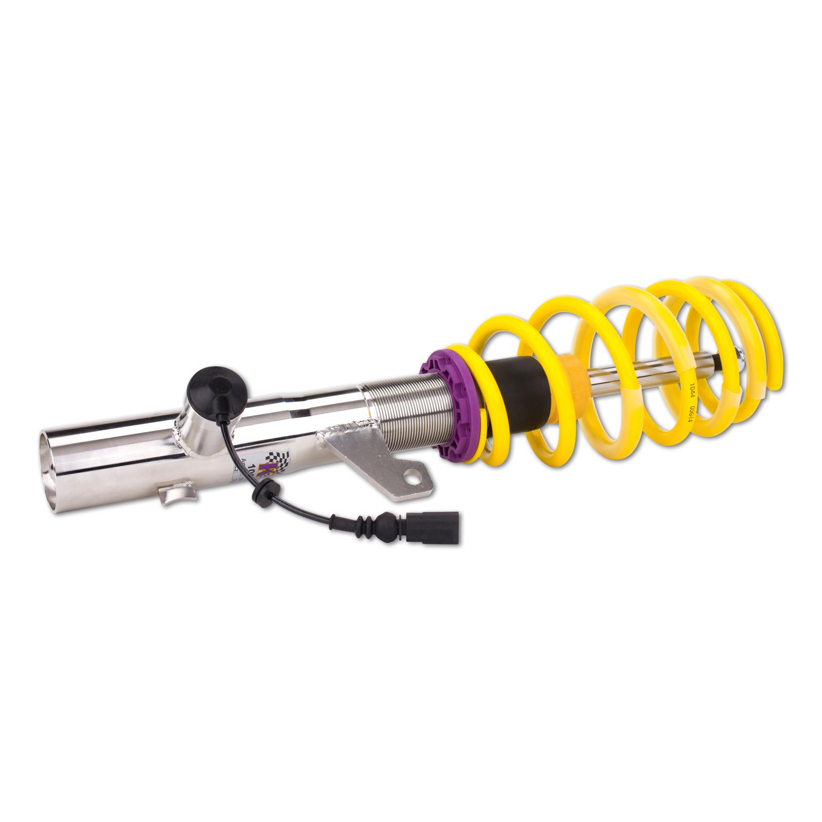 KW DDC ECU coilover suspension inox | fits VW Golf 7 incl. GTI/CS/TCR/GTD | 39080030