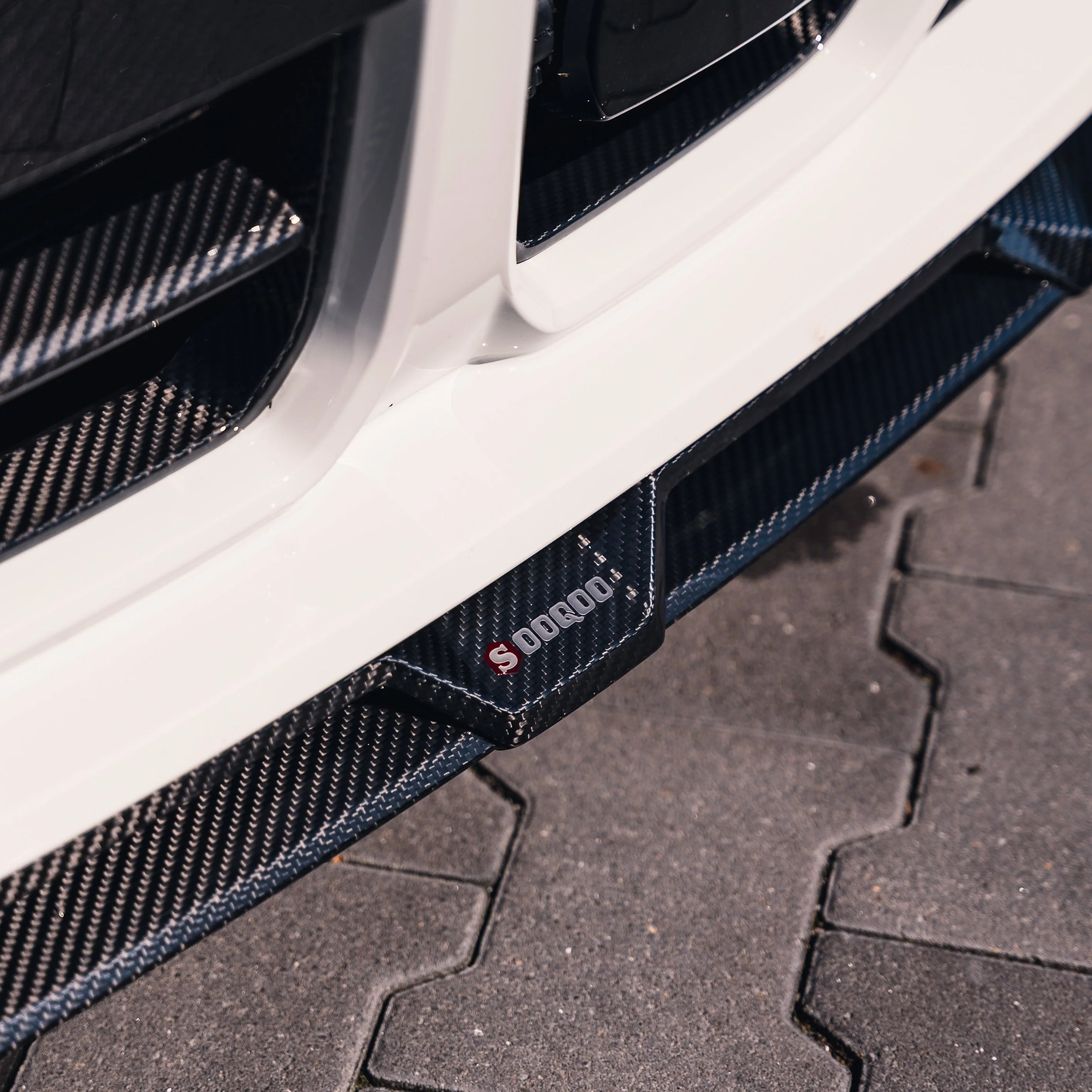 Front spoiler SOOQOO Carbon | fits BMW M3/M4 incl. Competition (G80/G81/G82/G83) | Aulitzky Tuning