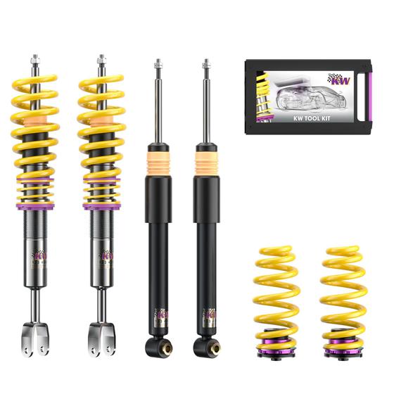 KW V1 coilover suspension inox | fits for Audi RS4 quattro B7 Limo | 10210051