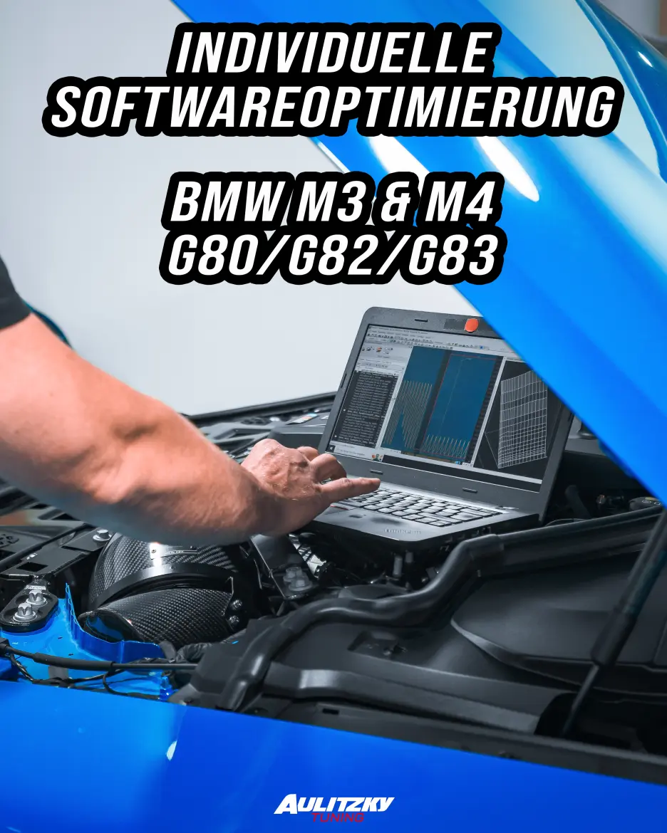Software optimization Stage 1 & 2 incl. ECU activation | for BMW M3/M4 incl. Competition (G80/G81/G82/G83) S58 | Aulitzky Tuning