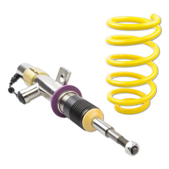 KW DDC ECU coilover suspension inox | fits BMW 1 Series M Coupé (E82) 340hp N54 | 39020004