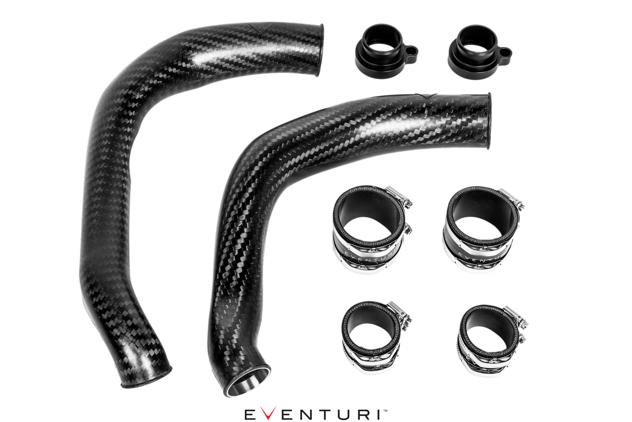 Charge Pipes Carbon | fits BMW M2/M3/M4 incl. Competition/CS/GTS (F87/F80/F82/F83) S55 | Eventuri