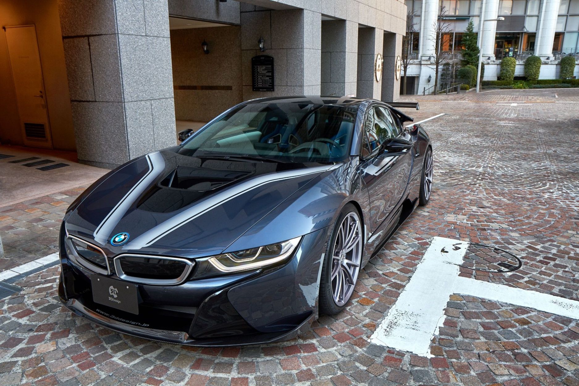 Front lip Carbon | fits BMW i8 (I12/I15) B38 | 3DDesign