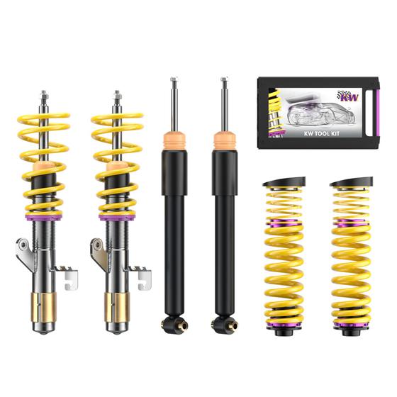 KW V1 coilover suspension inox | fits BMW 3/4 Series xDrive (F31/F34/F36) | 102200AC | 102200AE
