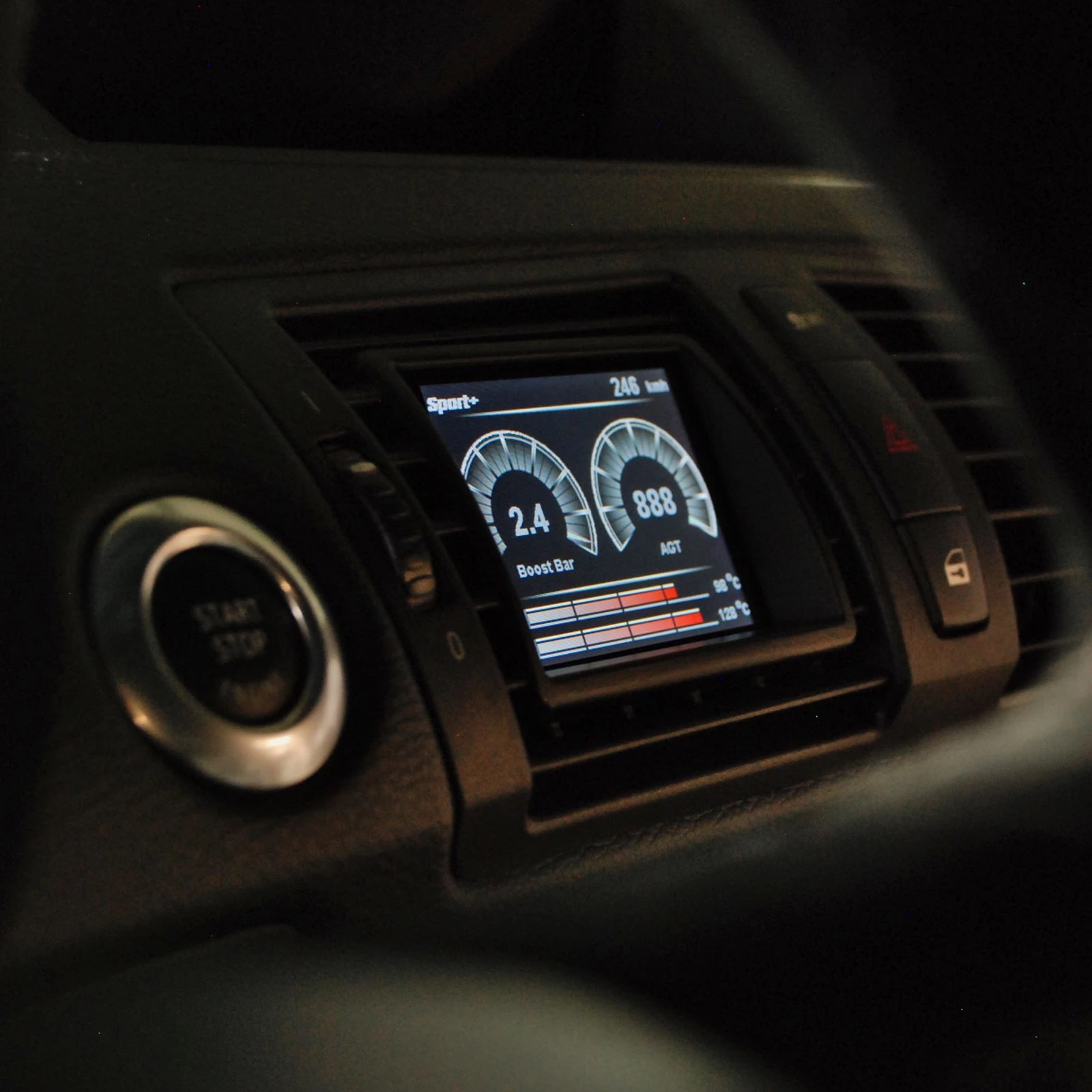 Data display 2.8" MFD28 Gen.2 | fits BMW 1 Series incl. M (E81/E82/E87/E88) N43 N54 N55 | CANchecked