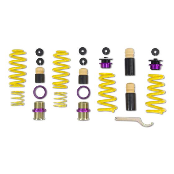 KW coilover springs | height-adjustable spring kit | fits Audi RS4 quattro B7 sedan | 25310051